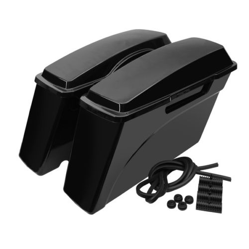 ZXMOTO | Unpainted Custom ABS Saddlebags W/ Lids | Left & Right