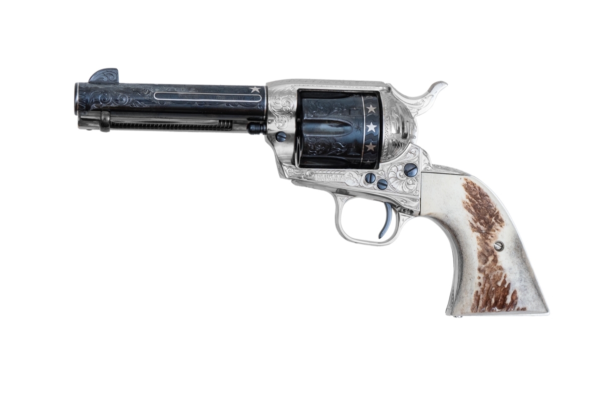 Colt Single Action Army Revolver .45 Colt with Stag Horn Grips for
