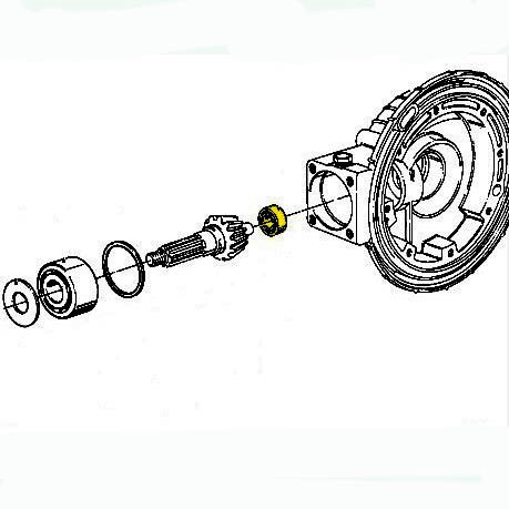 Final Drive Pinion Bearing BMW Airhead, K Bike, Oilhead ; 33 12 1