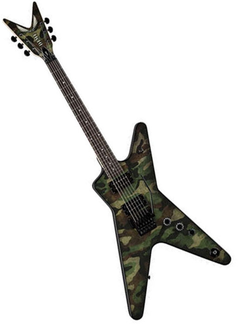 Dean Dimebag Dime Camo ML Electric Guitar w/ Floyd Rose Special Bridge
