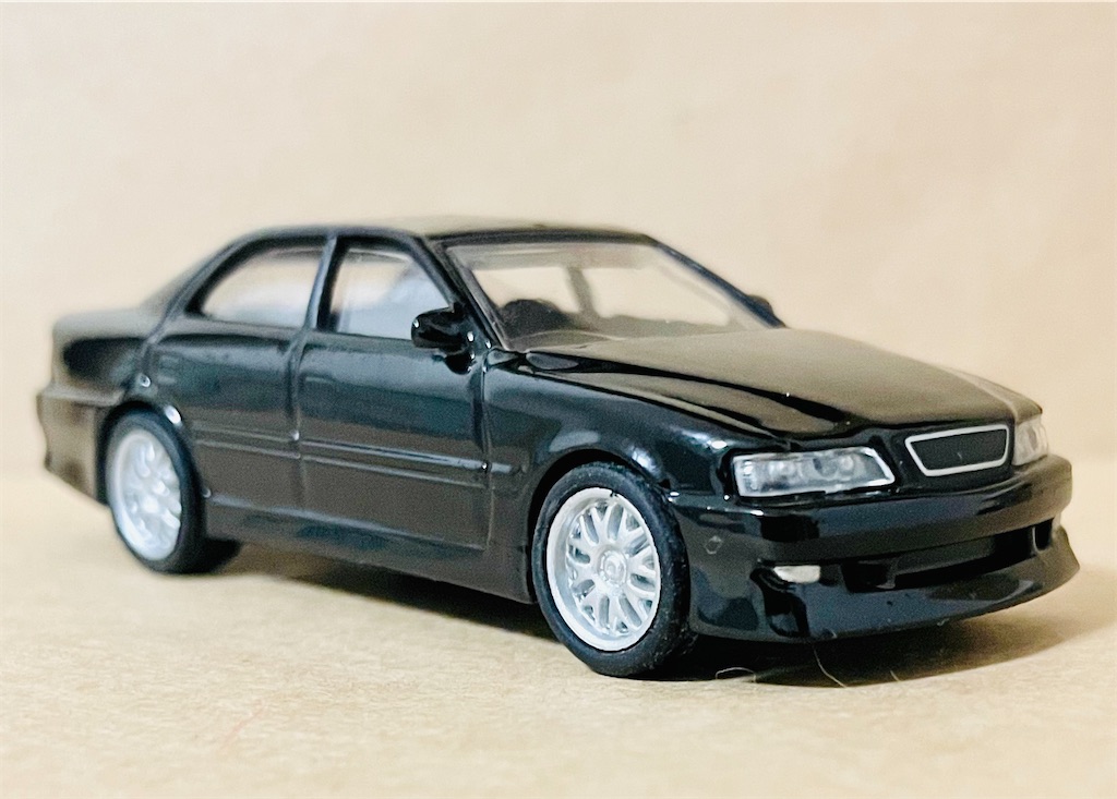 AOSHIMA 1/64 VERTEX JZX100 CHASER AOSHIMA OPTION MINICAR