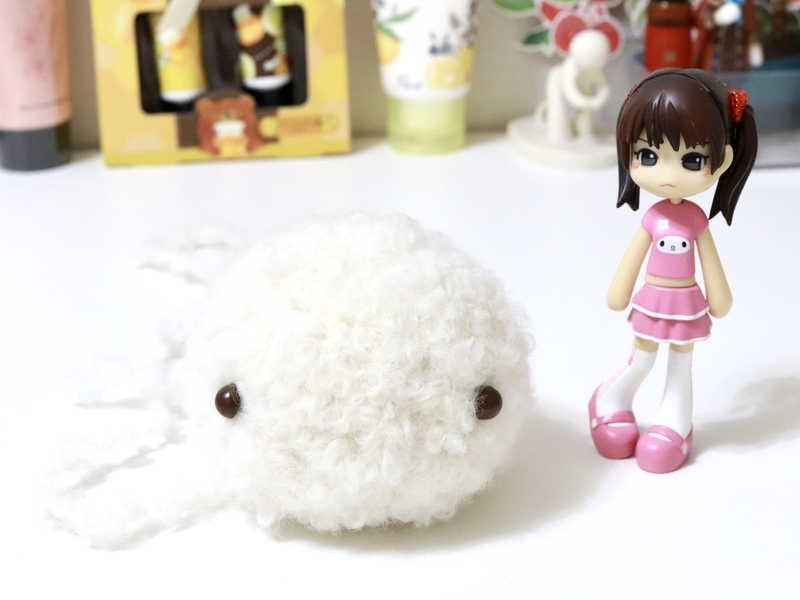 モコモコあみぐるみの頭を作ってから何にするか迷う - ルイたんと