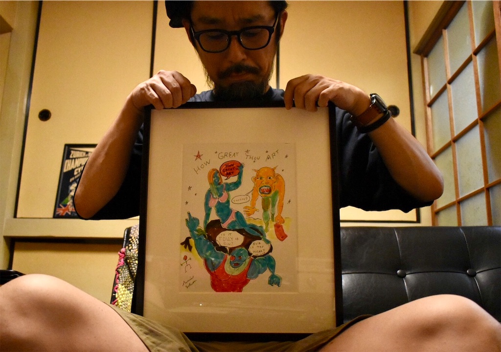 ダニエル・ジョンストンの絵でアートを飾る楽しさを - Tiny Style Salon