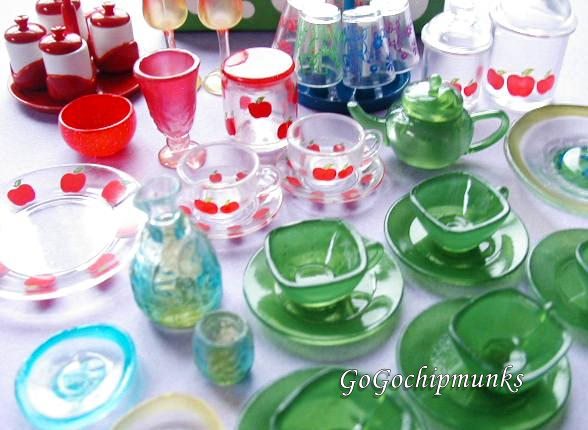 リーメント☆夢見る食器コレクション【ドールサイズの食器がいっぱい