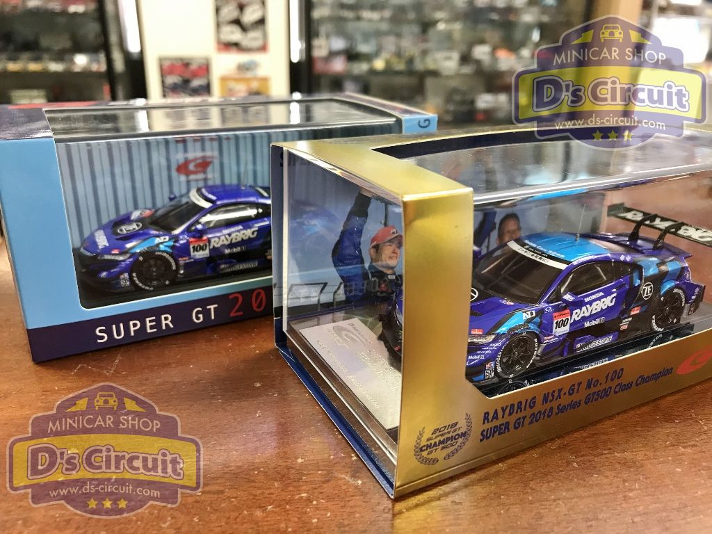 スーパーGT 2018 レイブリック NSX-GT 比較 - エブロ ミニカー