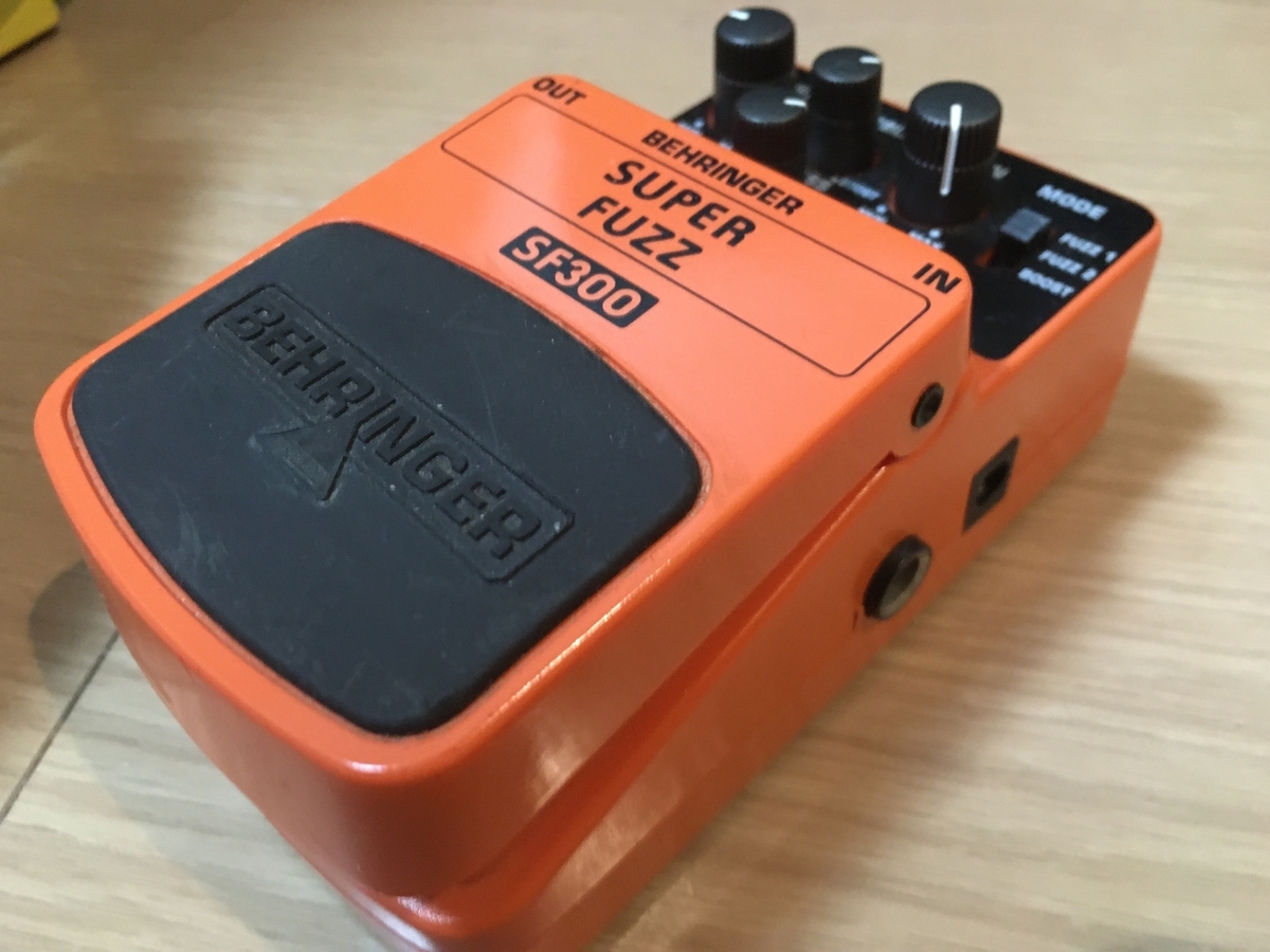 轟音ファズからブースターまで使えるBEHRINGER（ベリンガー）SF300