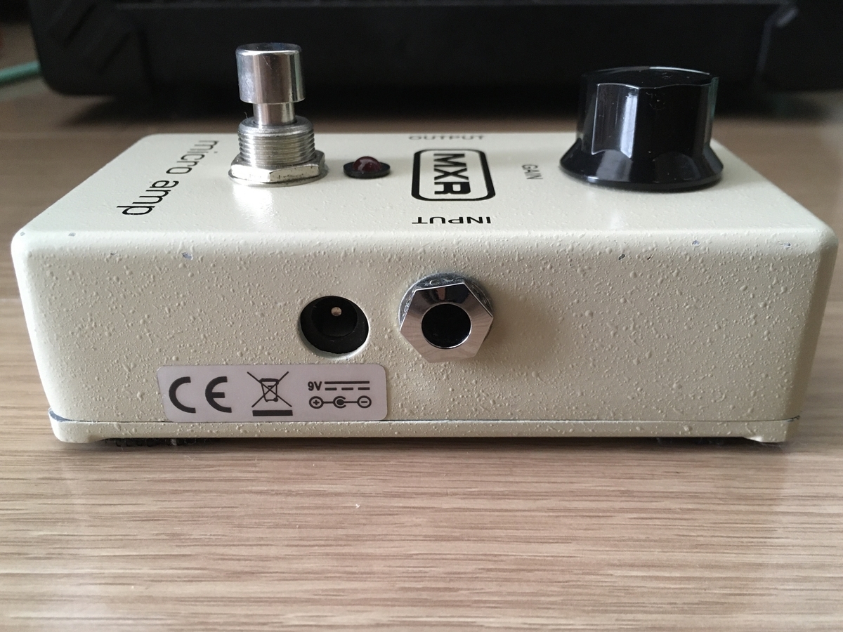 ハリとツヤが出るプリアンプ】MXR Micro Amp マイクロアンプ【review