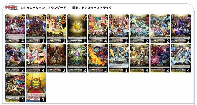 ヴァンガードデッキ紹介「モンスターストライク」その2 - 芥茶の研究ノート