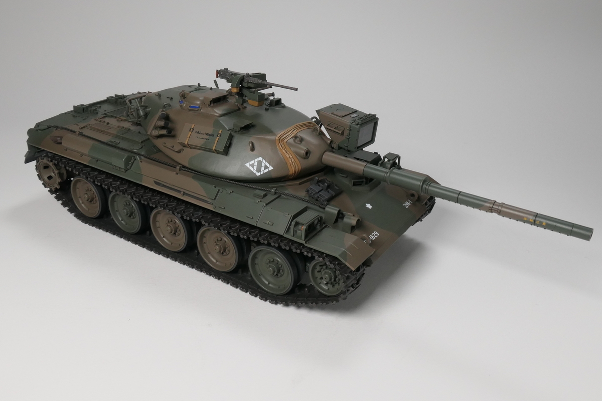 タミヤ 1/35 陸上自衛隊74式戦車を作る 完成写真 - どらの自由帳