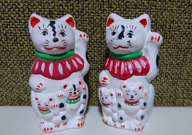 招き猫115【青森】下川原焼土人形/高谷下川原焼土人形製陶所 - 郷土