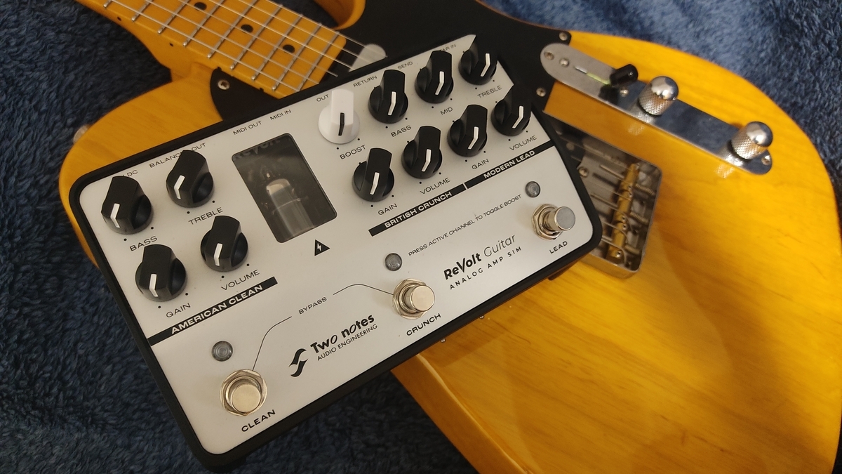 Two notes ReVolt Guitar 機材レビュー 真空管 3Chプリアンプ - おとの