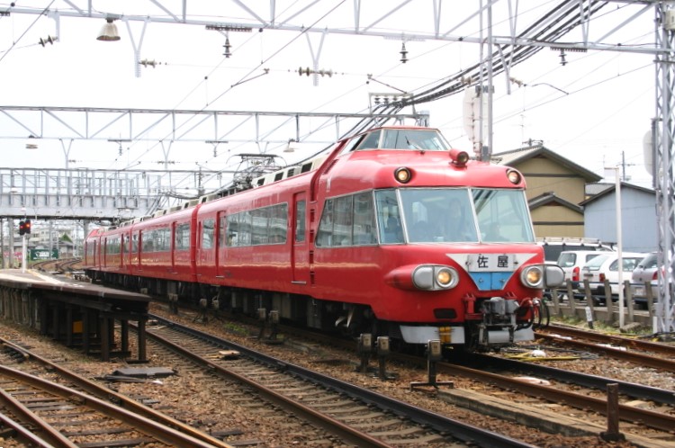 名古屋鉄道　パノラマカー一般系統板　【河和/知多半田】 名古屋鉄道 7000系「パノラマカー」 他撮影