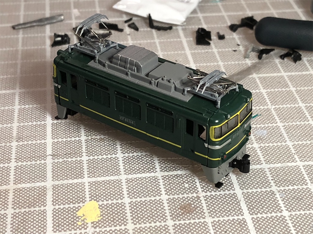 Bトレ車両とN化】EF81トワイライト色 - いまさらながらショーティーに