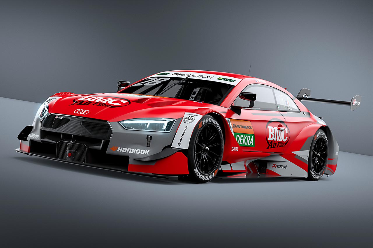 アウディ、スーパーGT×DTM特別交流戦に参戦する4台のRS5 DTMのカラー