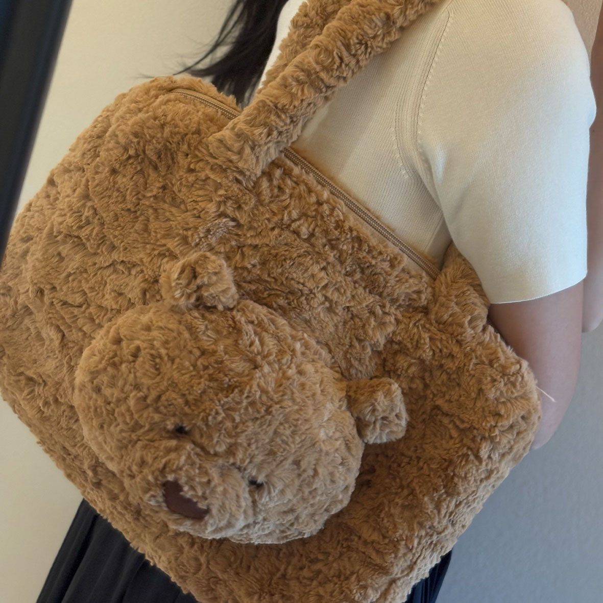 JELLY CAT】クマのふわふわトートバッグ☆国内発関税込 (JELLYCAT/子供