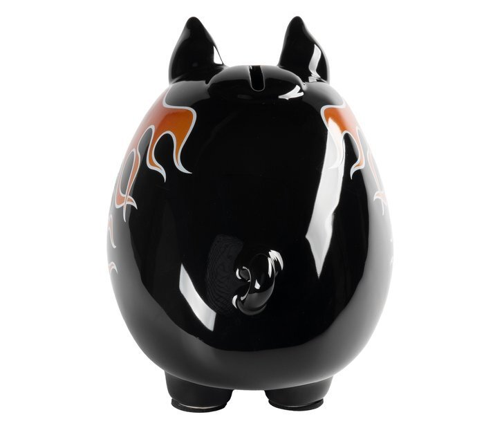 ハーレーダビットソン】ユニークでおしゃれ♪ブタさん型貯金箱 (Harley