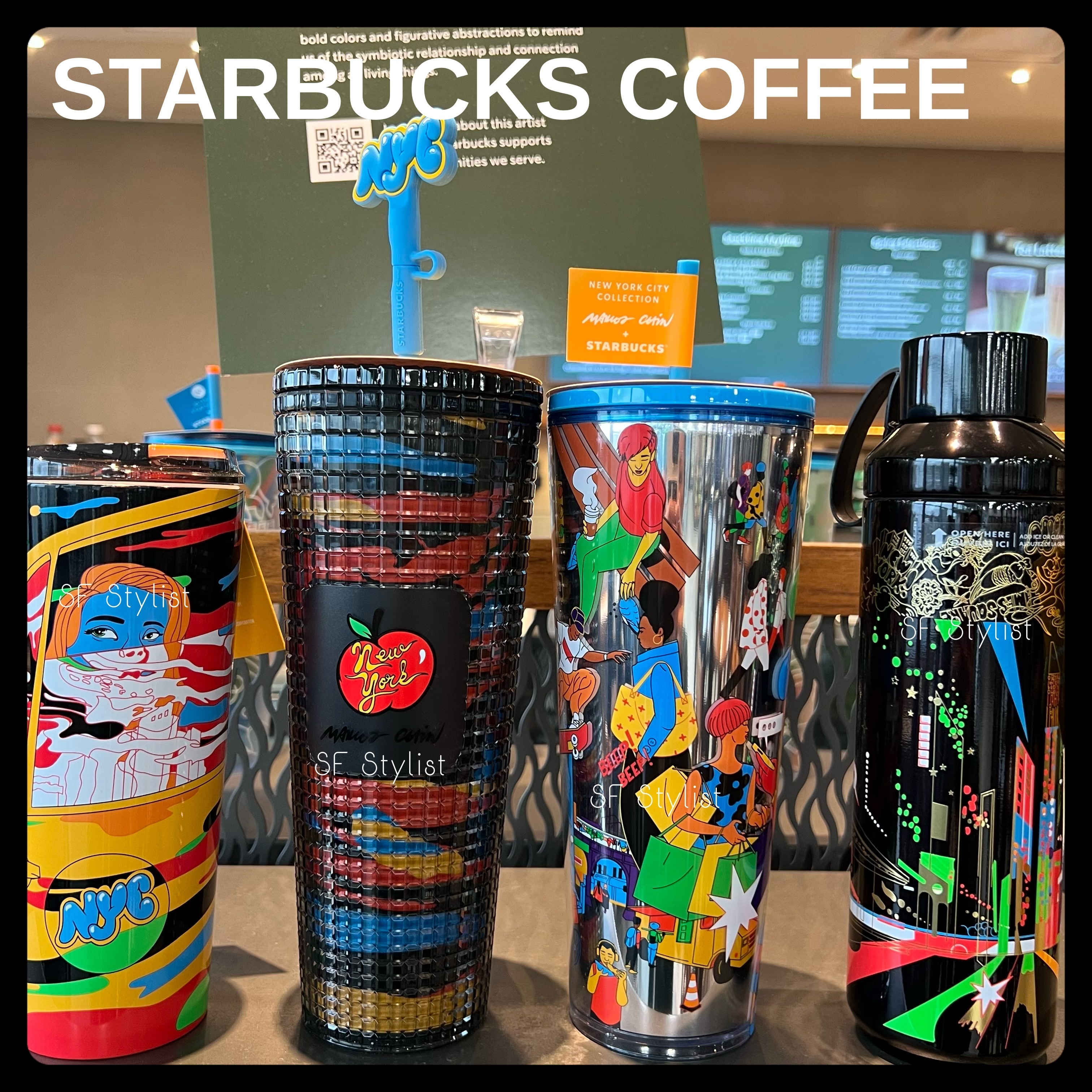 Starbucksxニューヨーク限定Marcos Chinコラボ NYC タンブラー