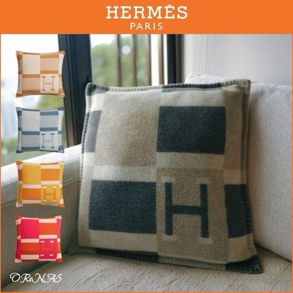 オレンジ系 HERMES(エルメス) クッション・クッションカバー(ライフ