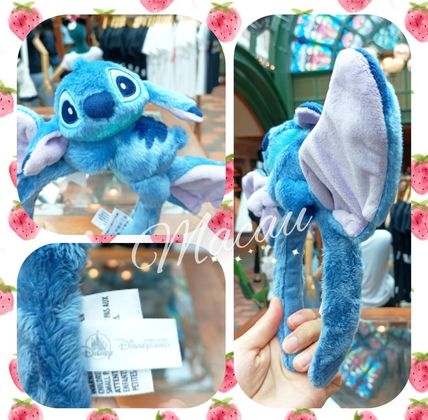 香港ディズニー限定☆スティッチ ぬいぐるみカチューシャ (Disney/ヘア