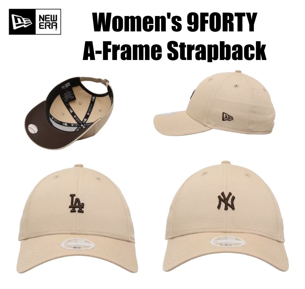 NEW ERA ☆ 9FORTY Casual Strapback ベージュ レディース 帽子 (New
