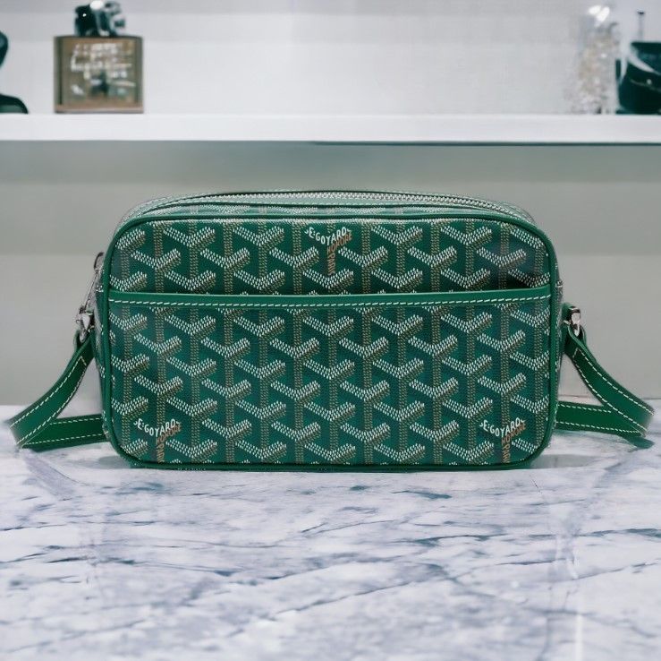 海外希少【GOYARD/ゴヤール】カップヴェールPMバッグ グリーン (GOYARD