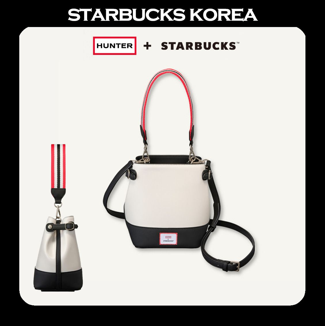 STARBUCKS x HUNTER]☆Rainy Bucket Bag 2WAY (Starbucks/ショルダー