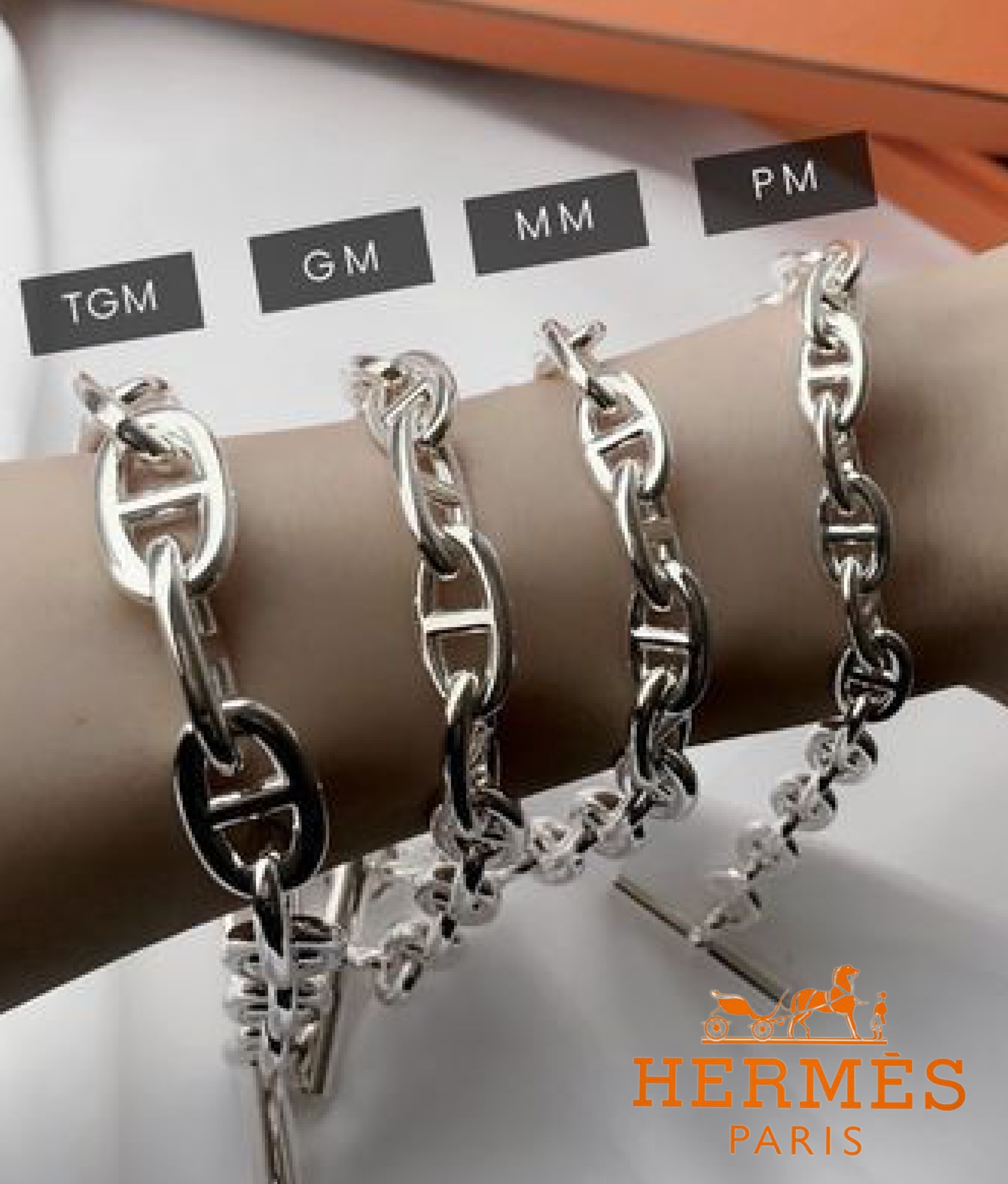 即完売】HERMES シェーヌダンクル MM 13.14.15コマ (HERMES