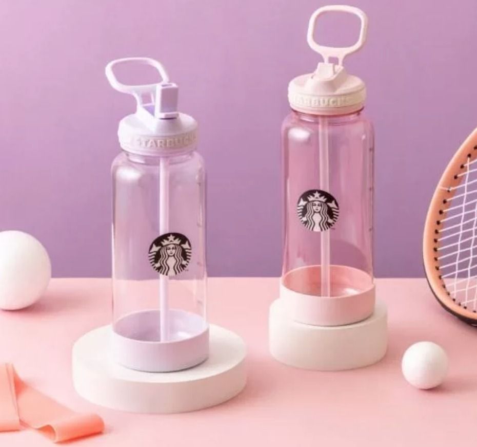 台湾STARBUCKS ウォーターボトル 紫 ピンク 946ml (Starbucks
