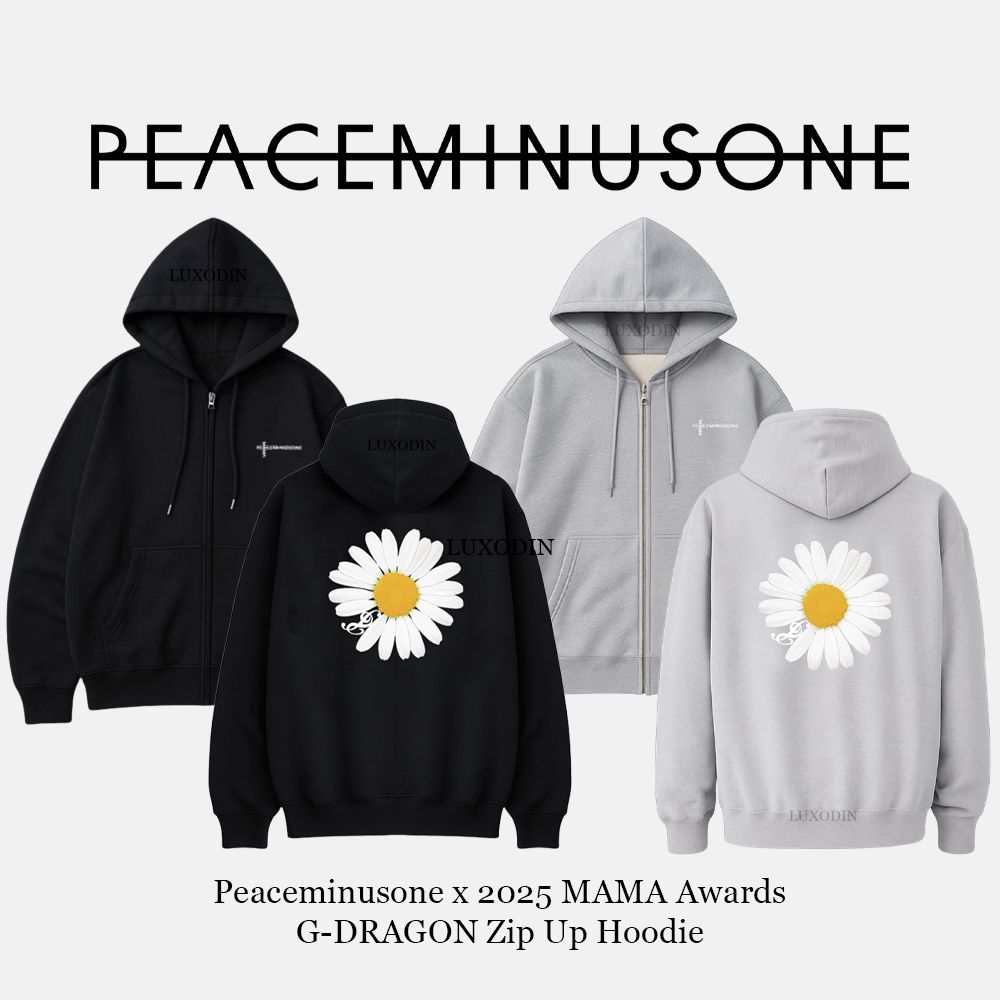 Peaceminusone x 2025 MAMA Awards】G-DRAGON Zip Up Hoodie