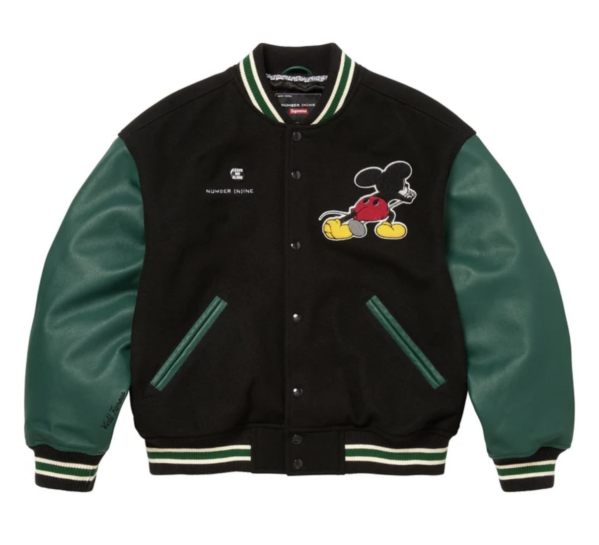 Supreme × Disney Mickey Mouse Varsity Jacket (Supreme/スタジャン