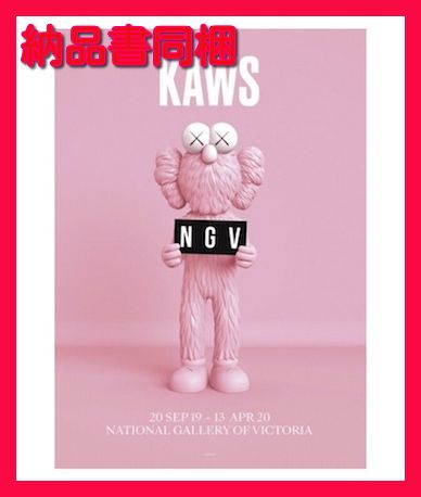 KAWS POSTER カウズ ポスター NGV 20 SEP 19-13 APR20 (KAWS/ポスター
