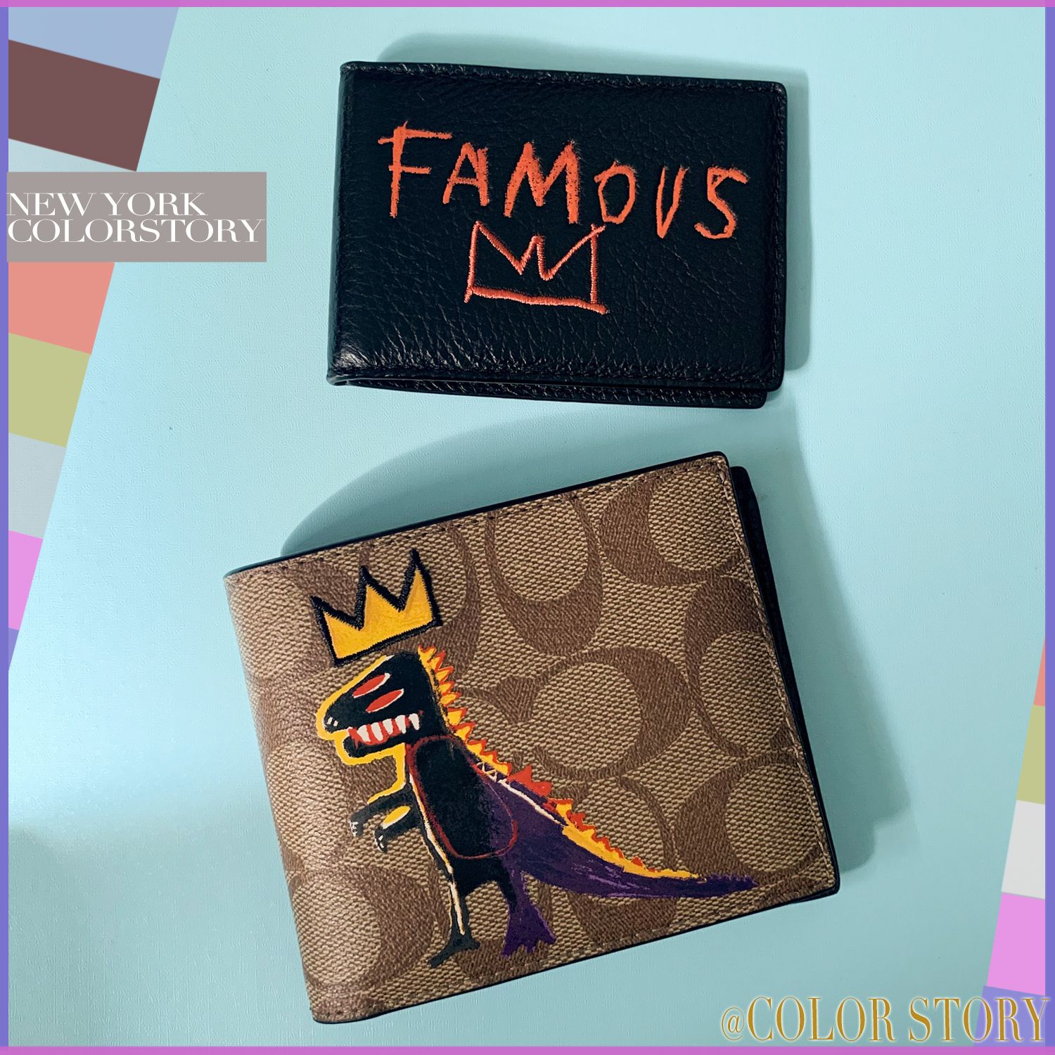 COACH x バスキア】○限定コラボ○お得な2つのお財布セット (Coach
