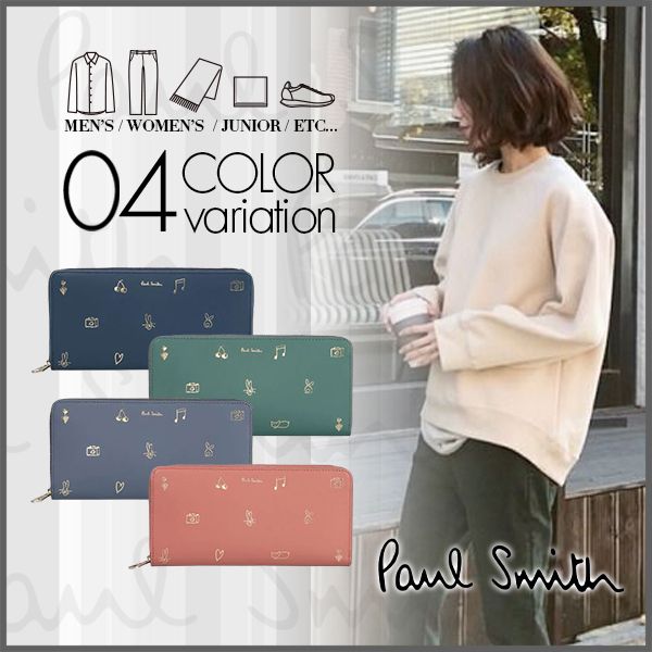 Paul Smith】ポールスミス ミックスドゥードゥル 長財布 (Paul Smith
