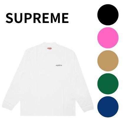 関税込 22AW 立ち上げ Supreme Mock Neck L/S Top モックネック