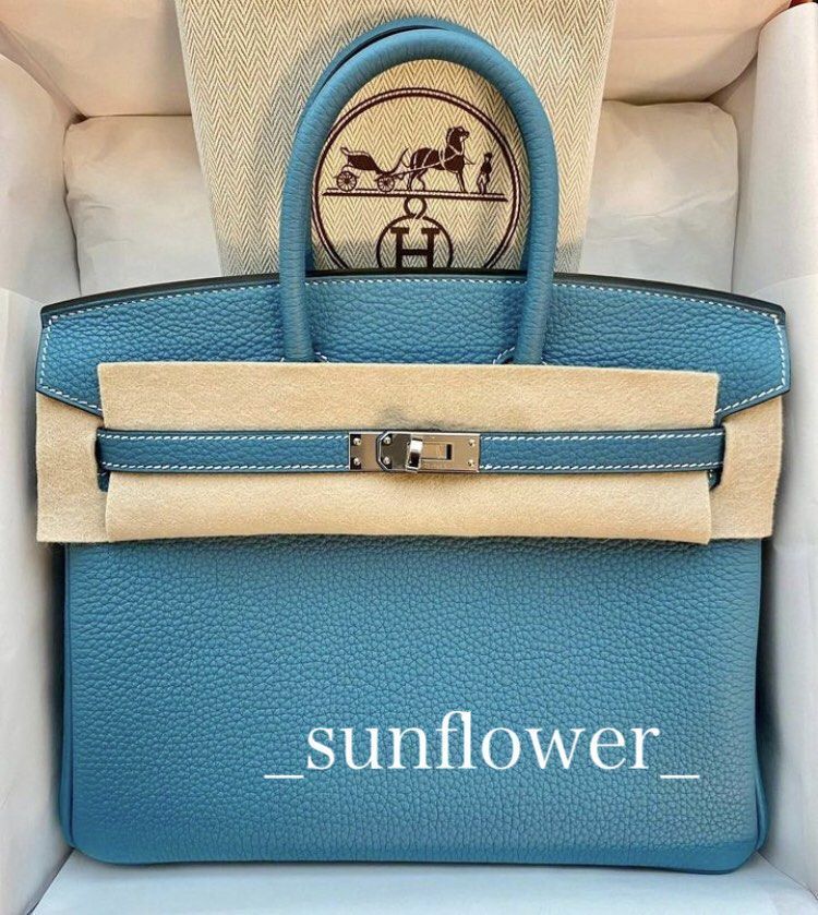 エルメス バーキン25cm ニューブルージーン/S金具 (HERMES