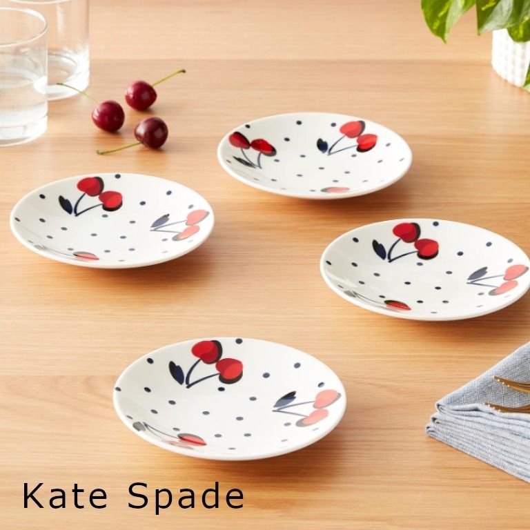 4点セット】Kate Spade チェリー プレート セット (kate spade new