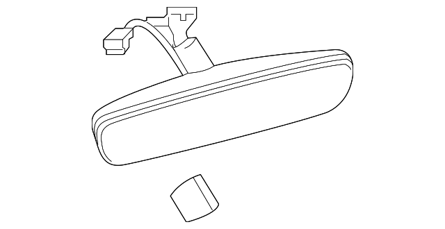 KB8C-69-220 - Mirror Inside 2018-2025 Mazda | Mazda-Parts