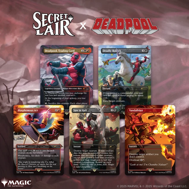 Secret Lair x Marvel's Deadpool | Secret Lair store