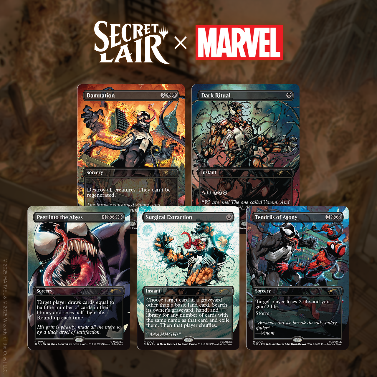 Secret Lair x Marvel's Spider-Man: Venom Unleashed (Colors