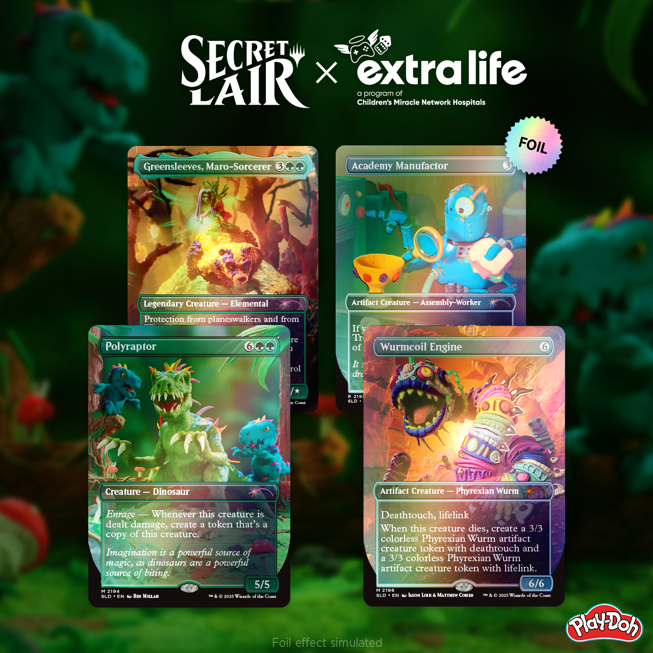 Secret Lair x Play-Doh: Squishful Thinking Foil Edition | Extra