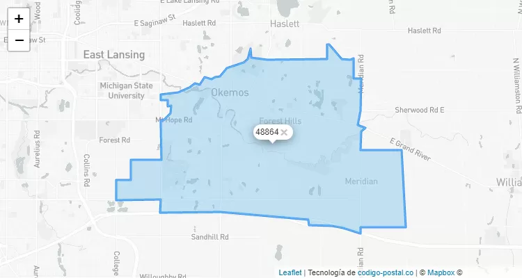 48864 ZIP Code - United States