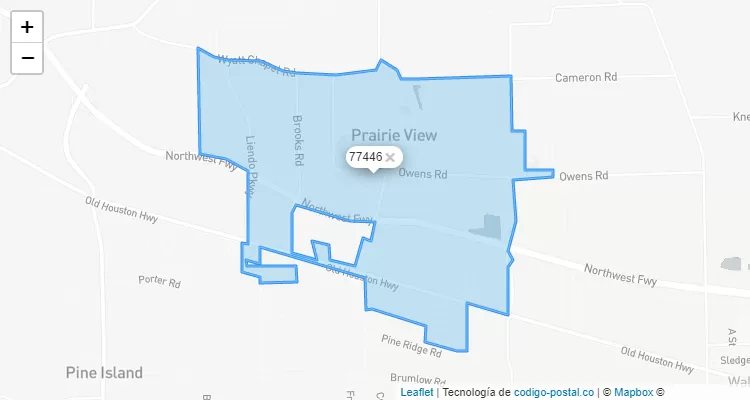 77446 ZIP Code - United States