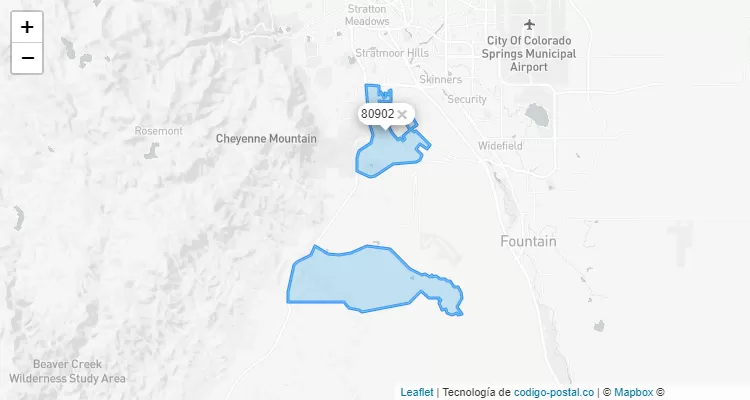 80902 ZIP Code - United States