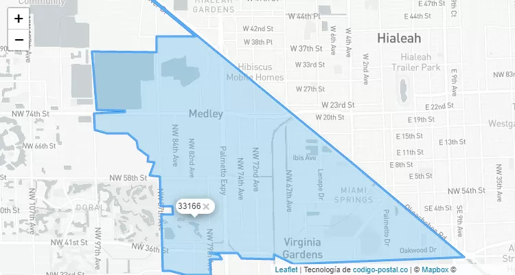 33166 ZIP Code - United States