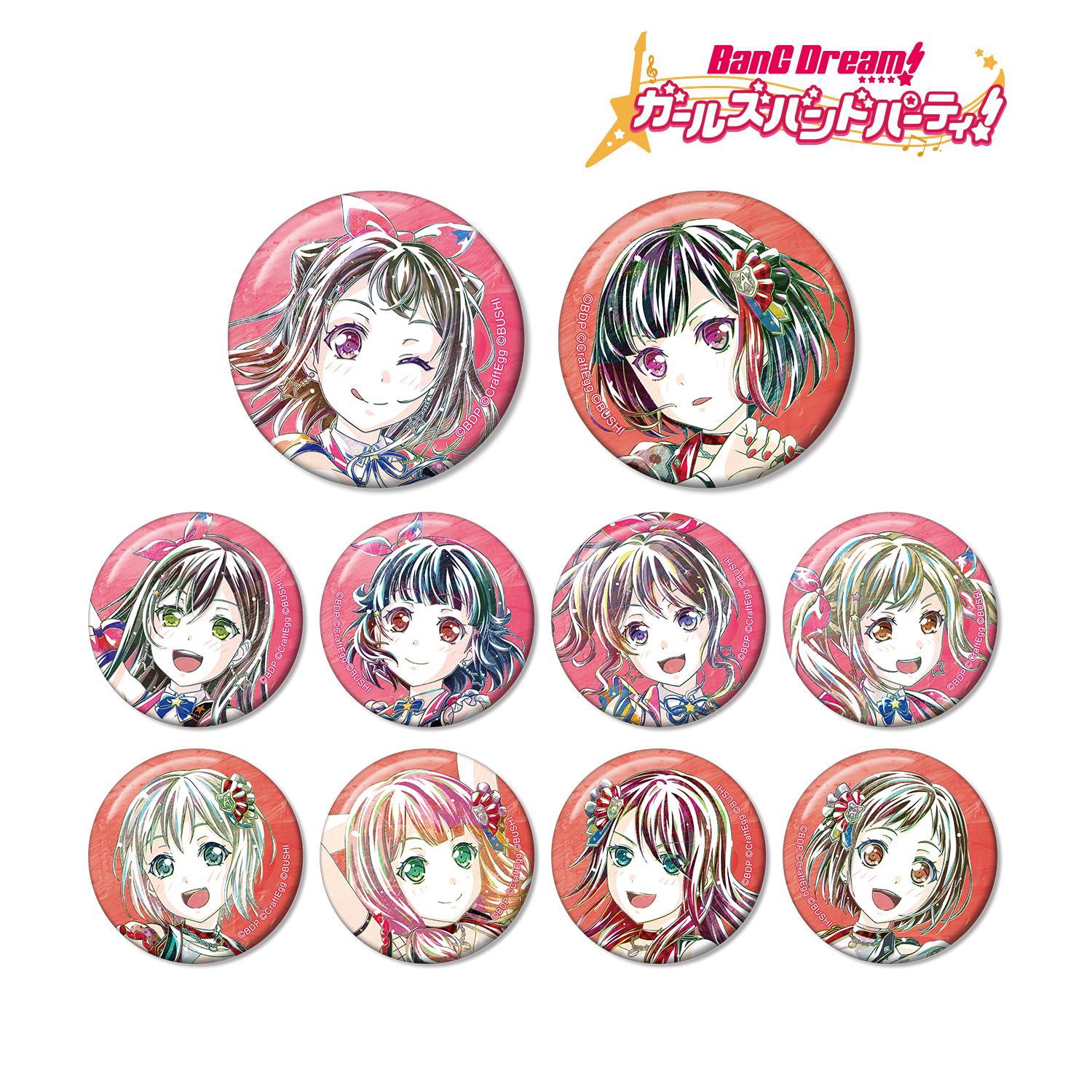 BanG Dream!（バンドリ！）_トレーディング Ani-Art 第4弾 缶バッジ