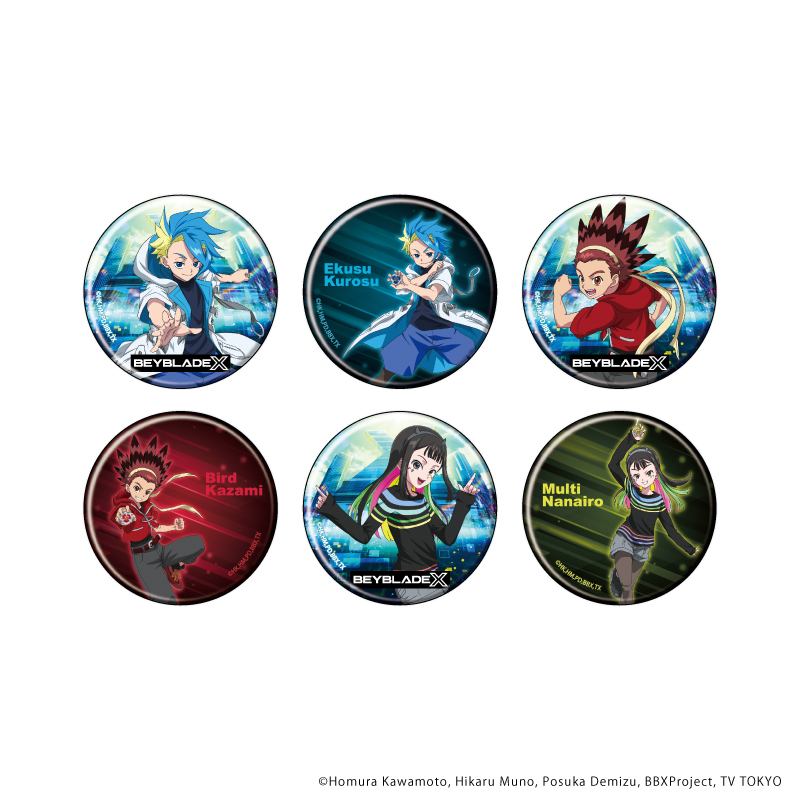 BEYBLADE X_缶バッジ01/ボックス(全6種)(公式イラスト) | 公式グッズ