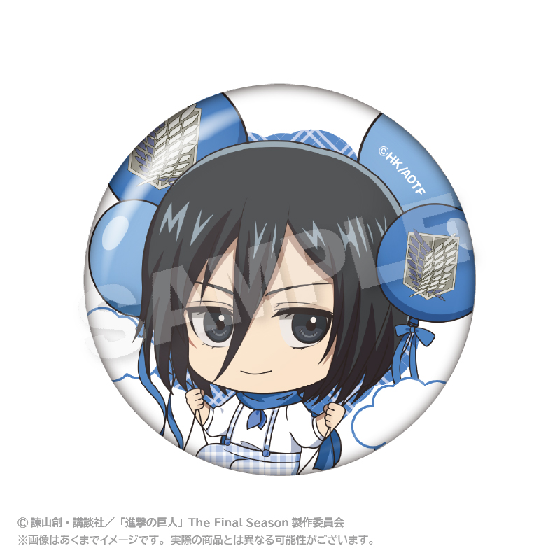 進撃の巨人 ミカサ 缶バッジ 59点 Anique Shop JAPAN
