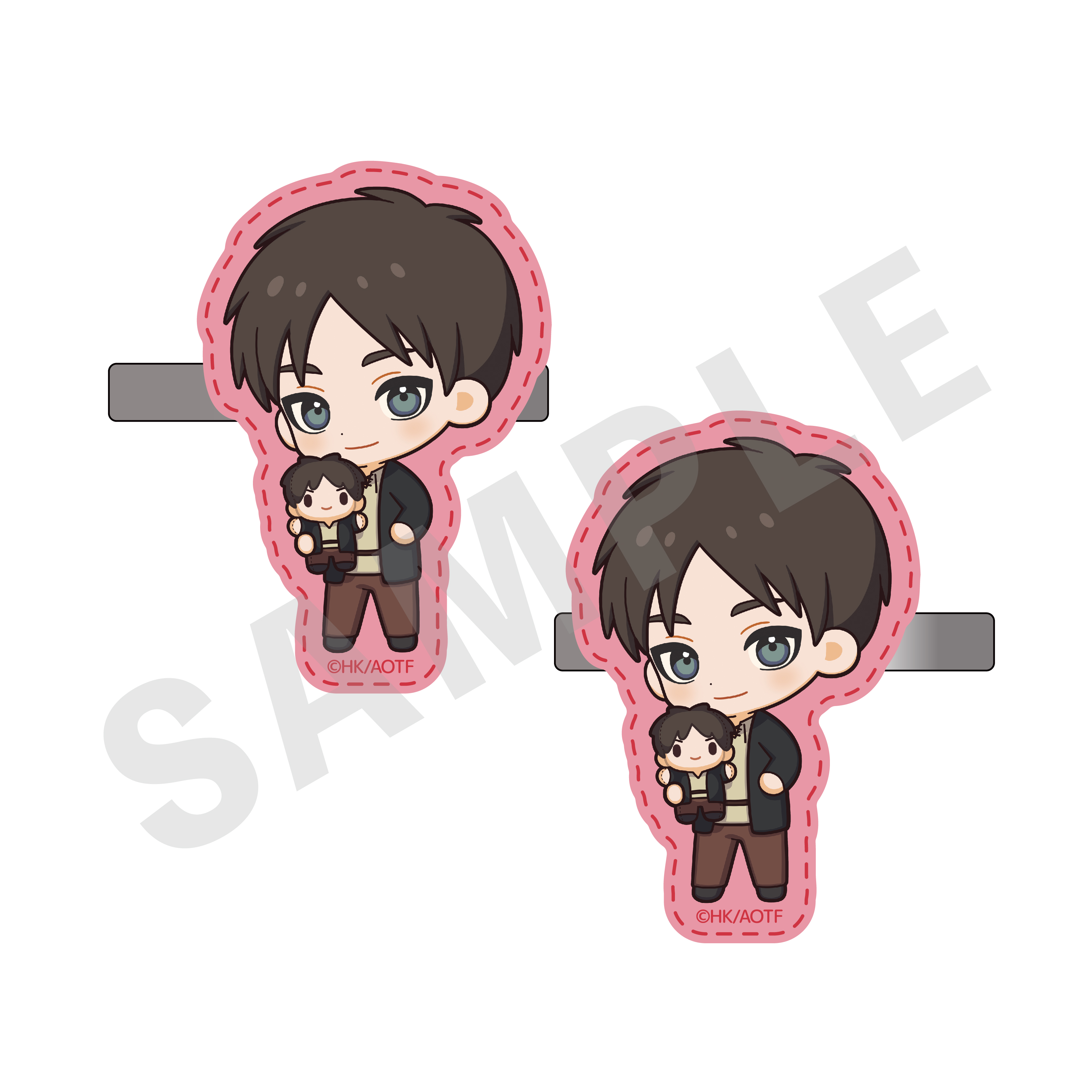 進撃の巨人_ミニキャラだっこシリーズ アクリルヘアクリップ エレン