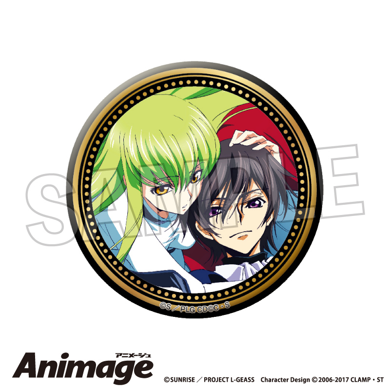 コードギアス ジュリアス ルルーシュ 缶バッジ 神戸アニメストリート