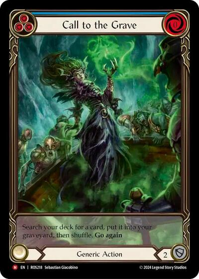 Call to the Grave | Flesh and Blood FAB Cards
